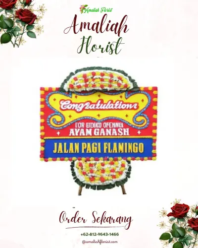 Bunga Papan Congratulation di Perintis